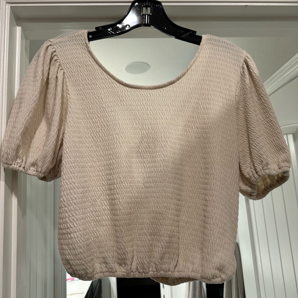 tie back crop top